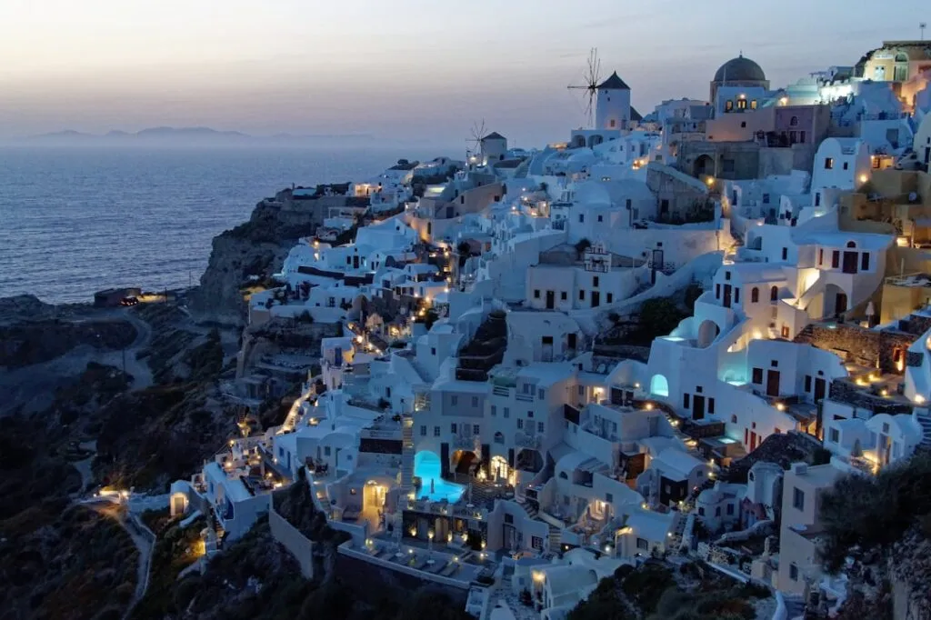 Photo Santorini sunset