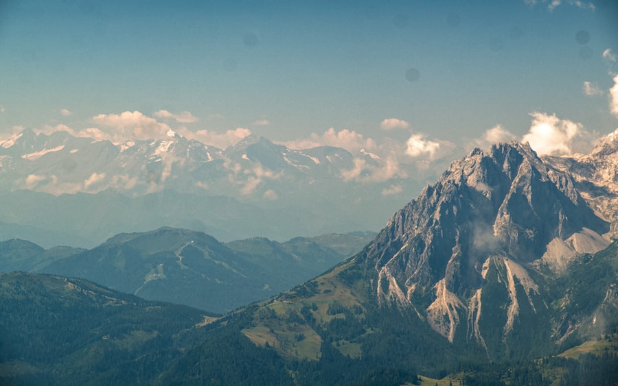 Photo mountain tourism