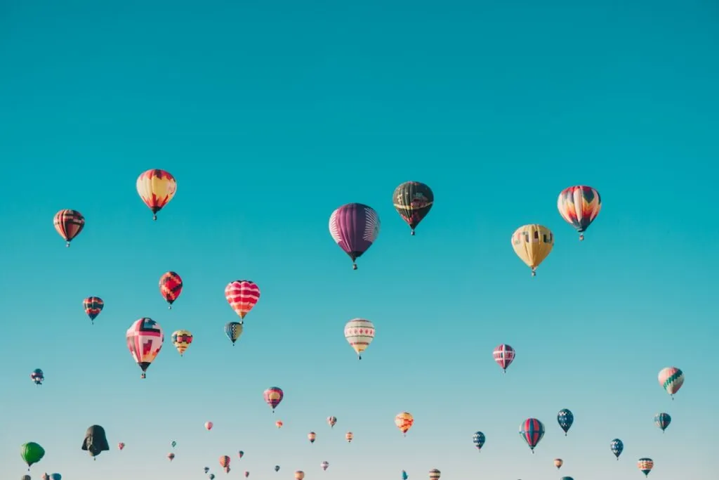 Photo balloon flight