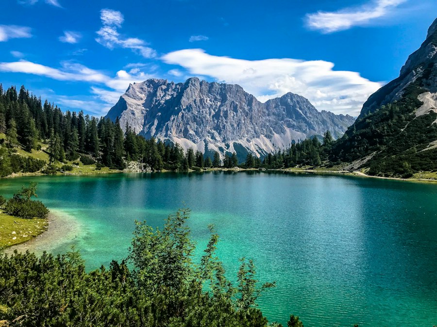 Photo mountain lakes