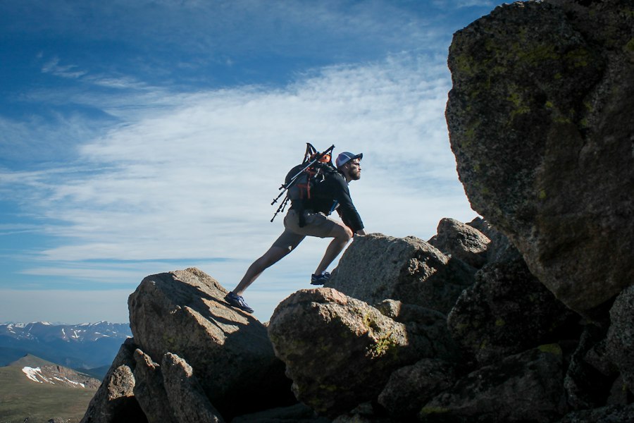 Photo mountain hiking safety