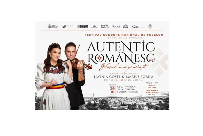 Se caută noile voci ale folclorului românesc. Lavinia Goste și Marius Zorilă vă invită la Festivalul-Concurs Național „AUTENTIC ROMÂNESC” Se caută noile voci ale folclorului românesc. Lavinia Goste și Marius Zorilă vă invită la Festivalul-Concurs Național „AUTENTIC ROMÂNESC”
