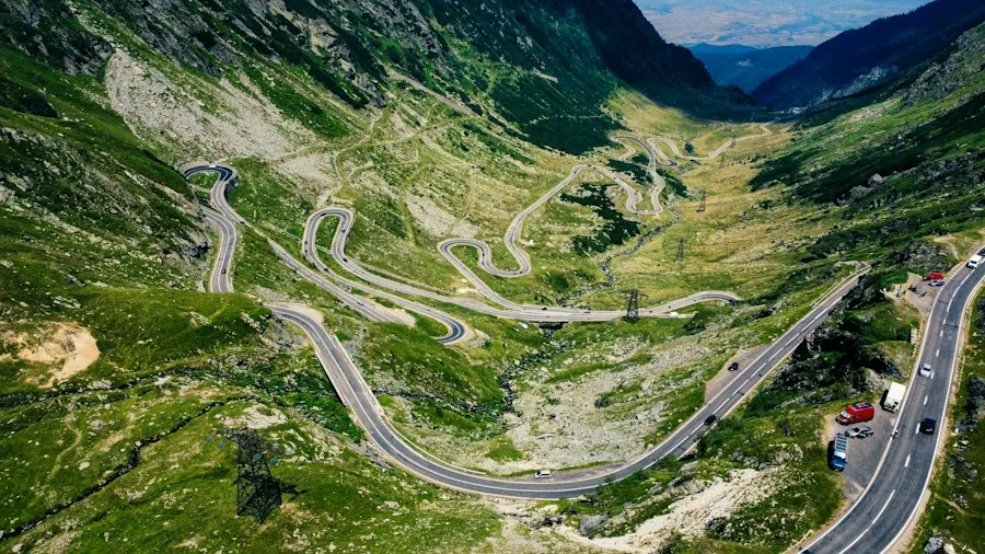 Transfagarasan Transalpina road Romania