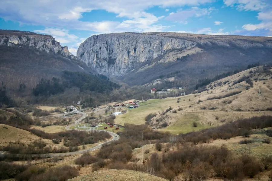 Photo Romanian regional cuisine map