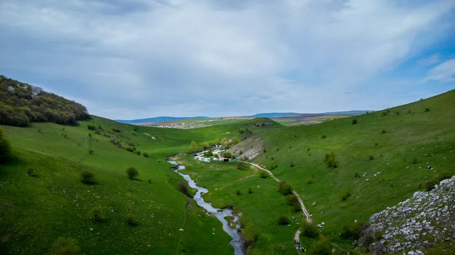 Romanian caves and gorges nature