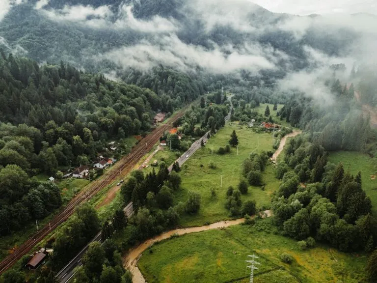 Photo Romania travel itinerary planning map
