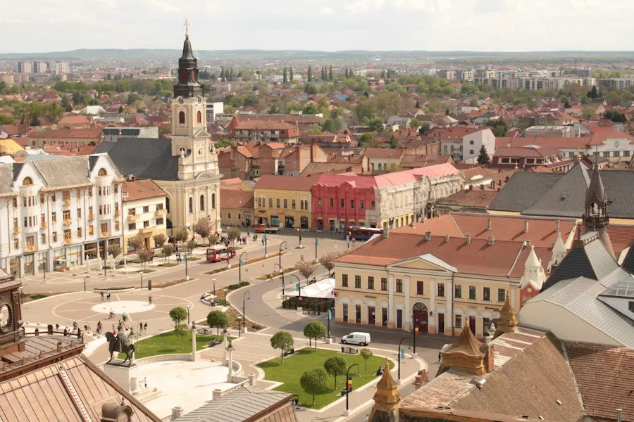 Photo Romania travel itinerary planning map
