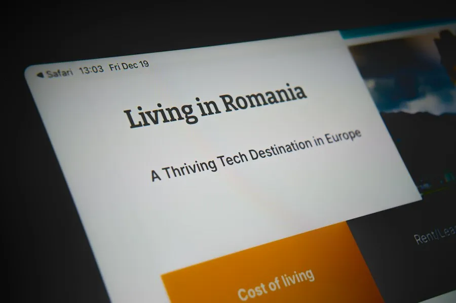 Romania travel itinerary planning map